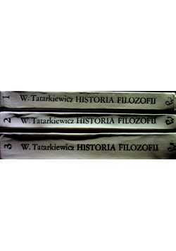 Historia filozofii Tom I do III