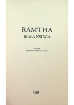 Ramtha Biała księga