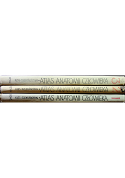 Atlas anatomii człowieka Tom 1 do 3