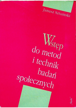 Wstęp do metod i technik badań społecznych
