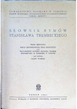 Słownik rymów Stanisława Trembeckiego