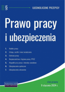 Prawo Pracy i ubezpieczenia społeczne 9-01-2024