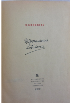 Wspomnienia żołnierza
