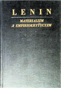 Materializm a empiriokrytycyzm 1949 r.