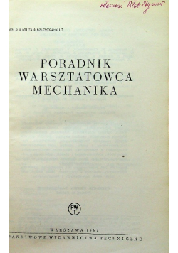Poradnik warsztatowca mechanika