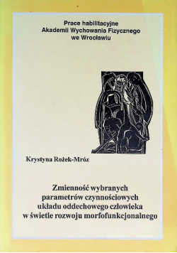 Zmienność wybranych parametrów czynnościowych...