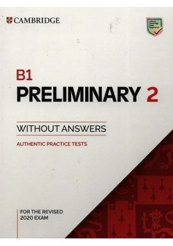 B1 Preliminary 2 Student's Book without Answers