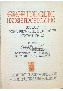 Ewangelie i Dzieje Apostolskie