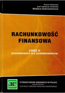 Rachunkowość finansowa Część II