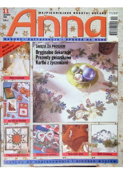 Anna najpiękniejsze robótki ręczne Nr 11/2000