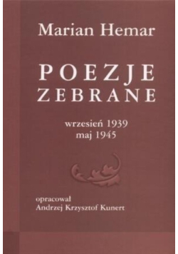 Hemar Poezje zebrane Wrzesień 1939 maj 1945