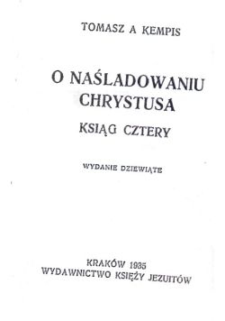 O naśladowaniu Chrystusa