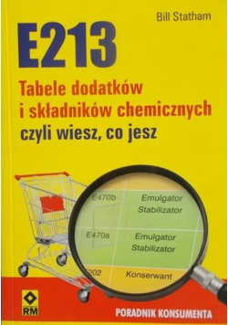 E213. Tabele dodatków i składników chemicznych czyli wiesz co jesz