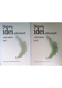 Historia idei politycznych Tom I i II