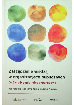 Zarządzanie wiedzą w organizacjach publicznych