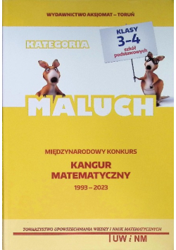 Międzynarodowy konkurs Kangur Matematyczny 1993 - 2023 Kategoria maluch