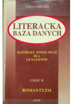 Literacka baza danych część II Romantyzm
