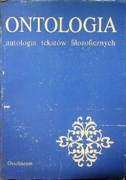 Ontologia antologia tekstów filozoficznych