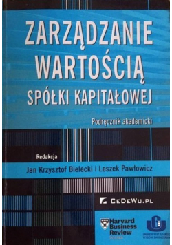 Zarządzanie wartością spółki kapitałowej