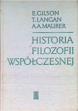 Historia filozofii współczesnej