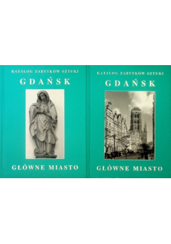 Katalog Zabytków sztuki Gdańsk główne miasto