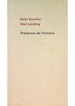 Présences de l'histoire