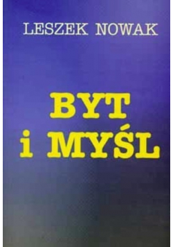 Byt i myśl Tom 1