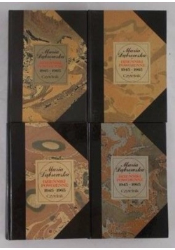 Dzienniki powojenne 1945 - 1965 Tom 1 do 4