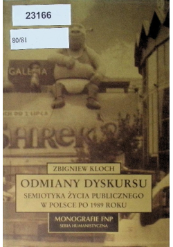 Odmiany dyskursu