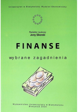 Finanse Wybrane Zagadnienia