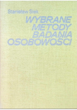 Wybrane metody badania osobowości