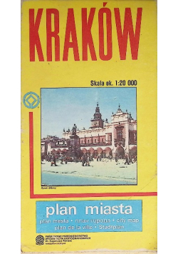 Kraków Plan miasta