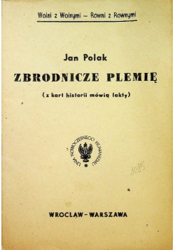Zbrodnicze plemię