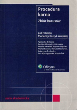 Procedura karna Zbiór kazusów