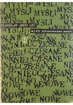 Myśli nieuczesane nowe