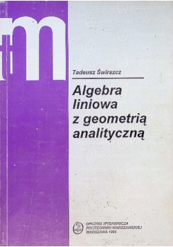 Algebra liniowa z geometrią analityczną