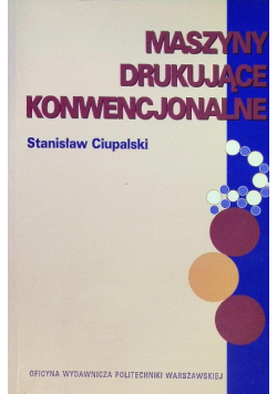 Maszyny drukujące konwencjonalne