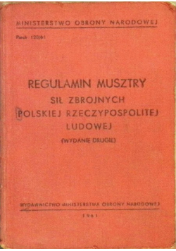 Regulamin musztry sił zbrojnych PRL