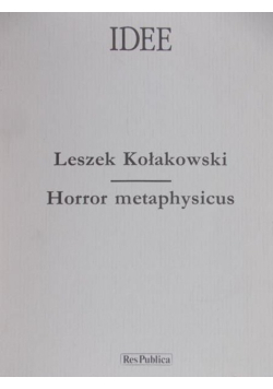 Idee horror metaphysicus