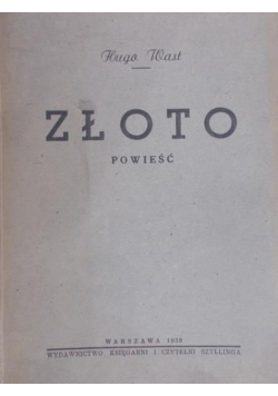Wast Hugo - Złoto 1938 r.