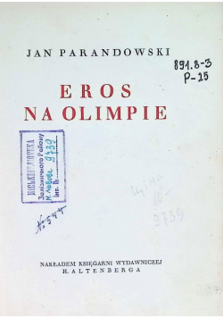 Eros na olimpie 1933 r.