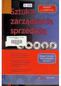 Sztuka zarządzania sprzedażą