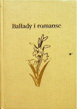 Mickiewicz Ballady i romanse