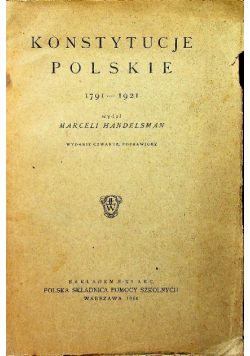 Konstytucje Polskie 1926 r.