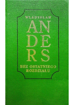 Bez ostatniego rozdziału