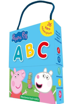 Świnka Peppa ABC Karty edukacyjne w pudełku z rączką
