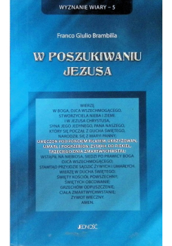 W poszukiwaniu Jezusa