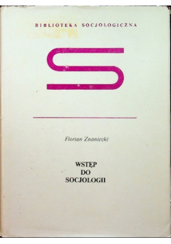Wstęp do socjologii