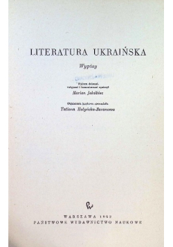 Literatura ukraińska