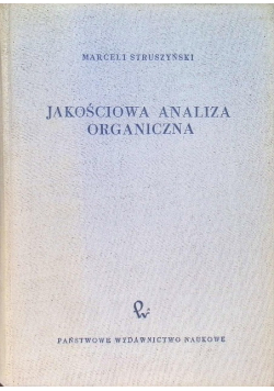 Jakościowa analiza organiczna